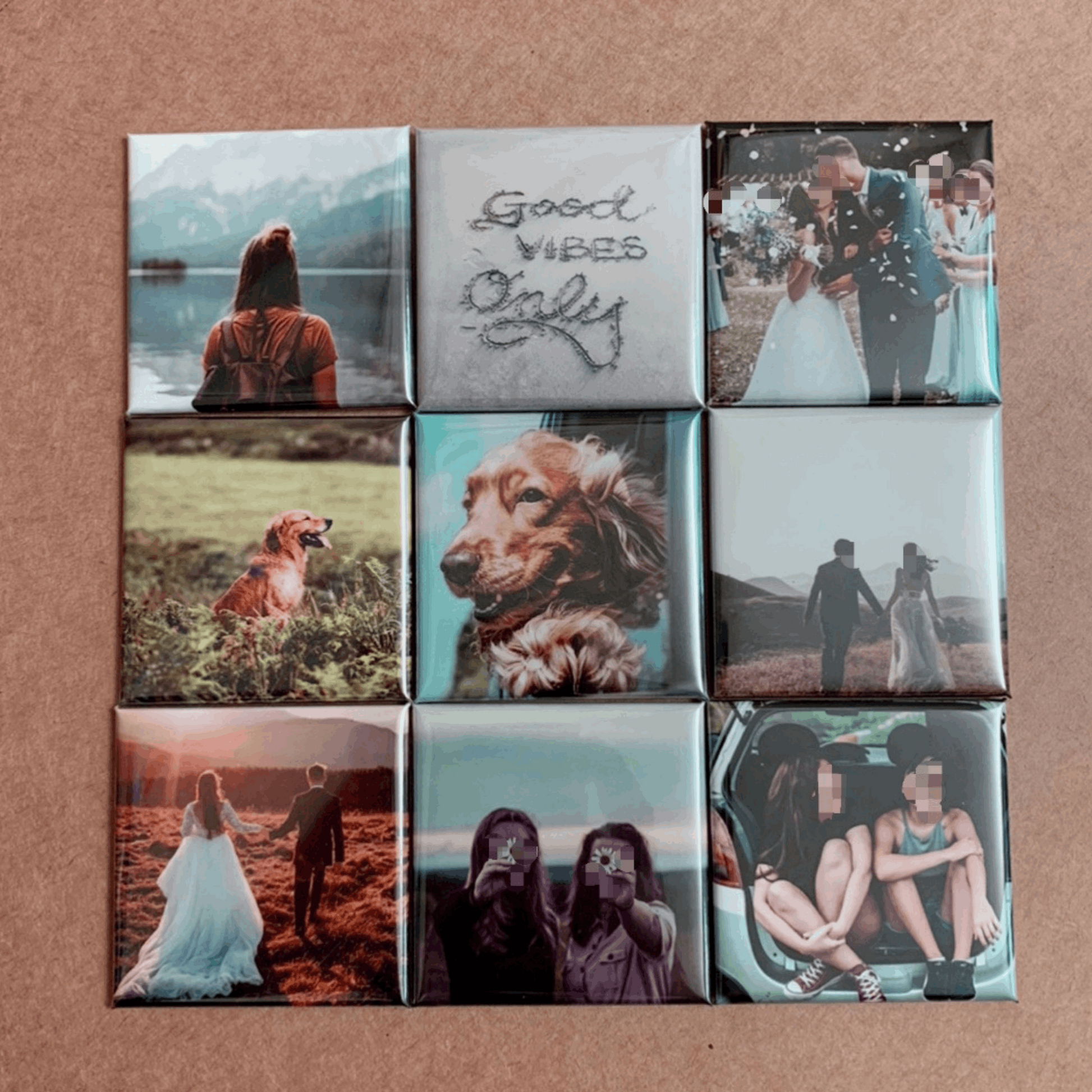 Premium Custom Photo Magnets - 12 pcs