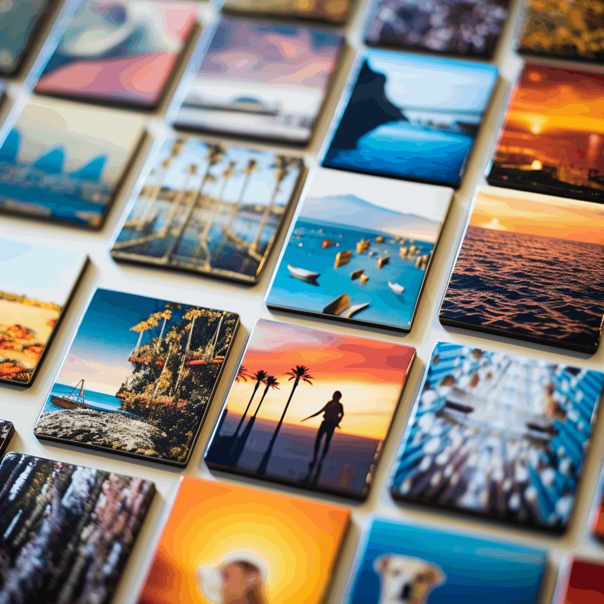 Premium Custom Photo Magnets - 12 pcs