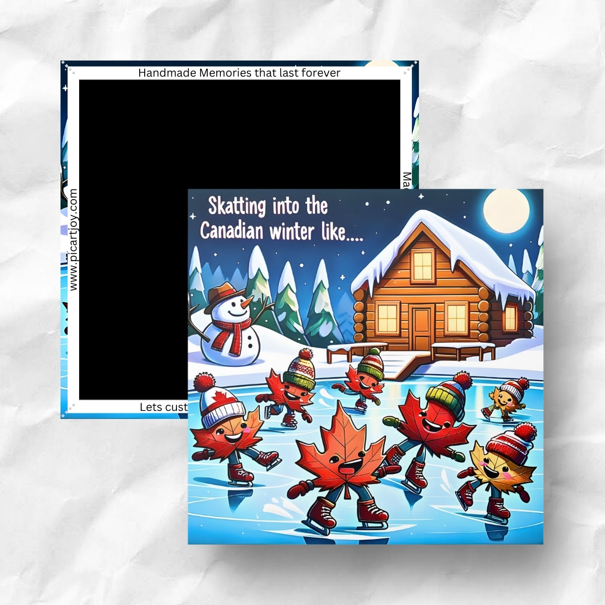 Canadian Winter Fun Series Magnets - 6 Pcs